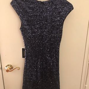 Juicy Couture Blue Sequin Dress